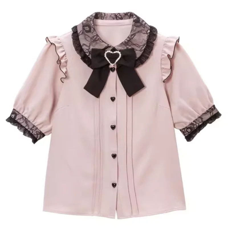 Y2K Winter Clothing - Kawaii Women Shirts Lolita Y2K Cute