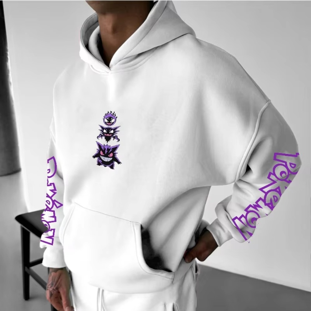Men's New Pokémon Anime Gengar - огляд і ціна Winter Clothing Anime