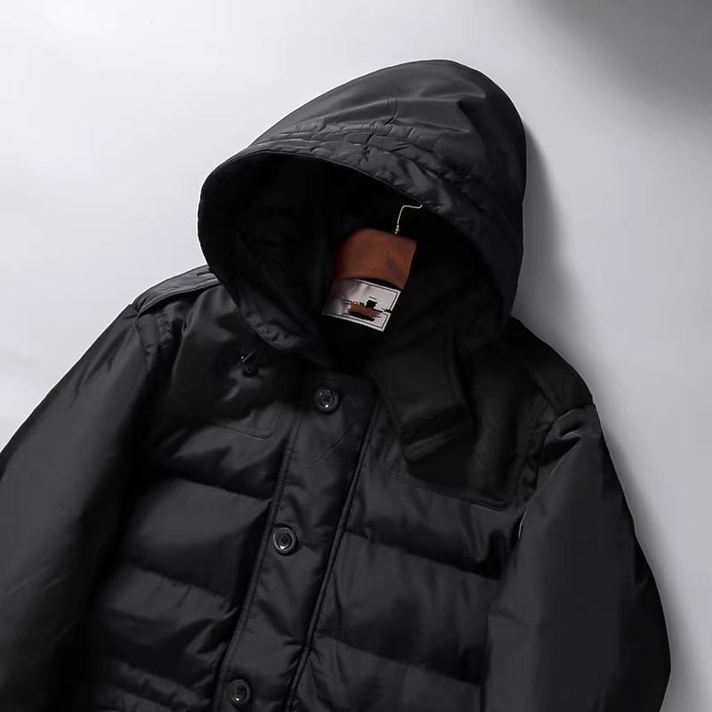 Men's Mid-Length Hooded down J - огляд і ціна Winter Clothing Label