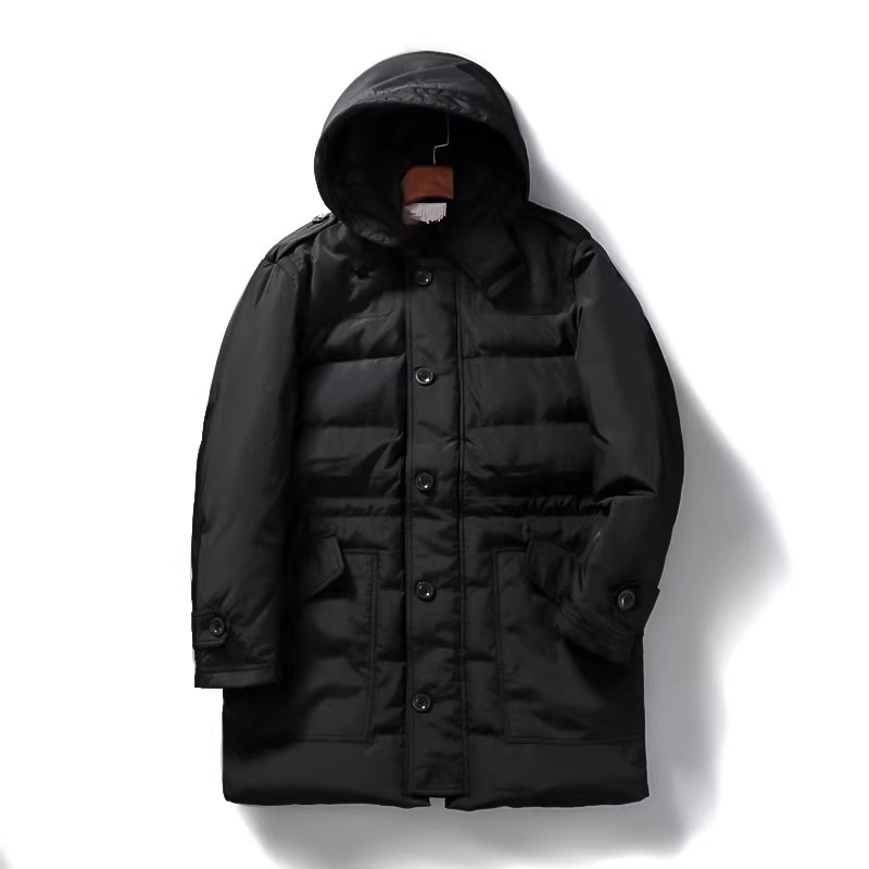 Men's Mid-Length Hooded down J - огляд і ціна Winter Clothing Label
