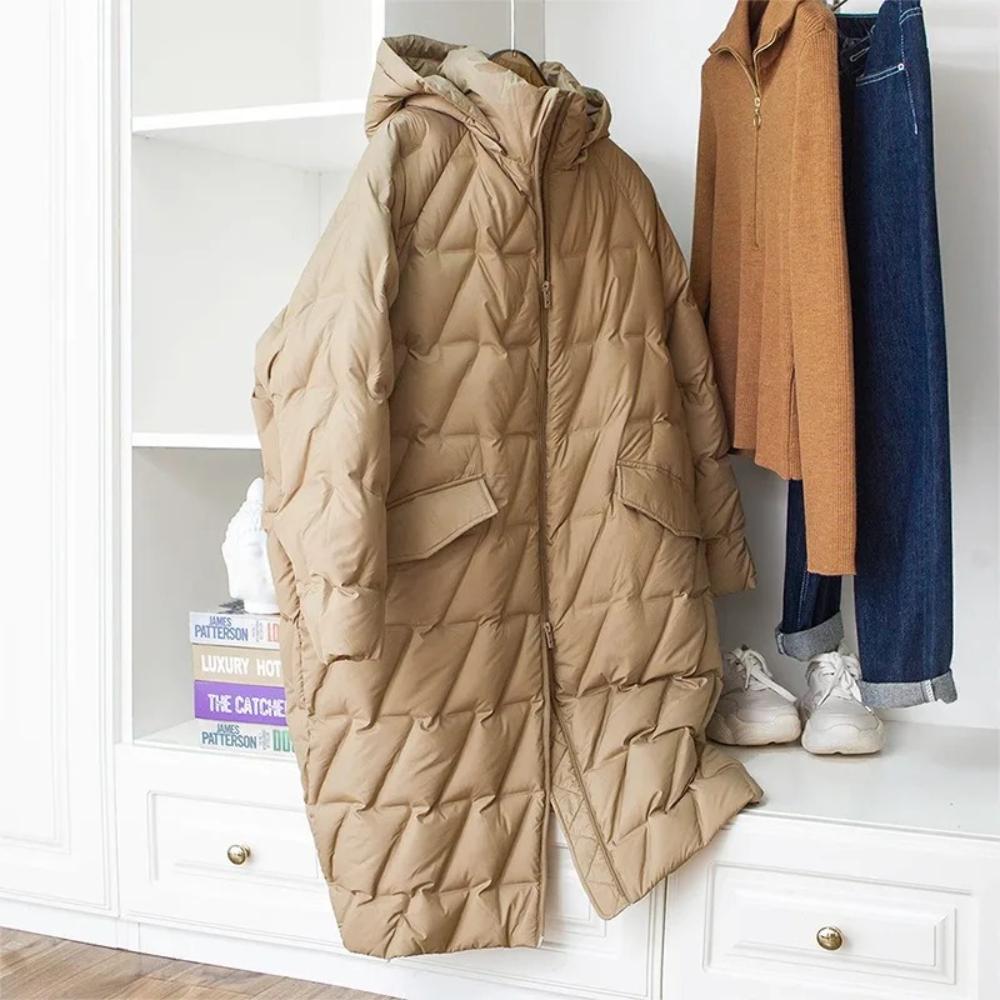 White Duck Down Coat Women 202 - огляд і ціна Winter Clothing Store