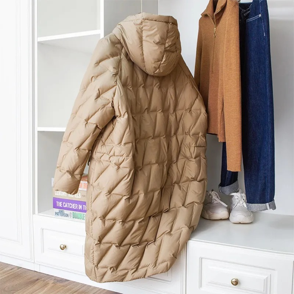 White Duck Down Coat Women 202 - огляд і ціна Winter Clothing Store