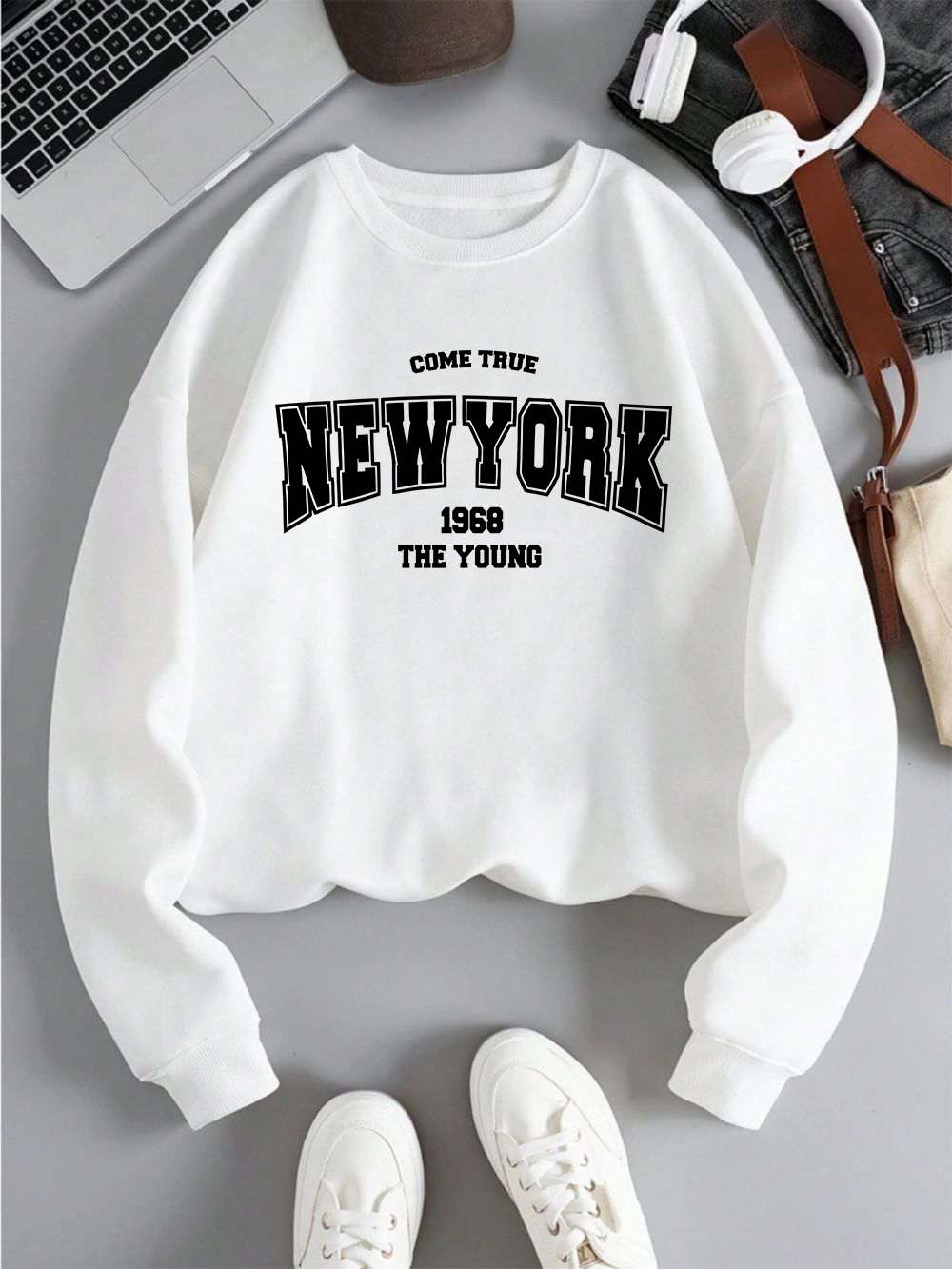 New York 1968 Women Sweatshirt - огляд і ціна Winter Clothing New York