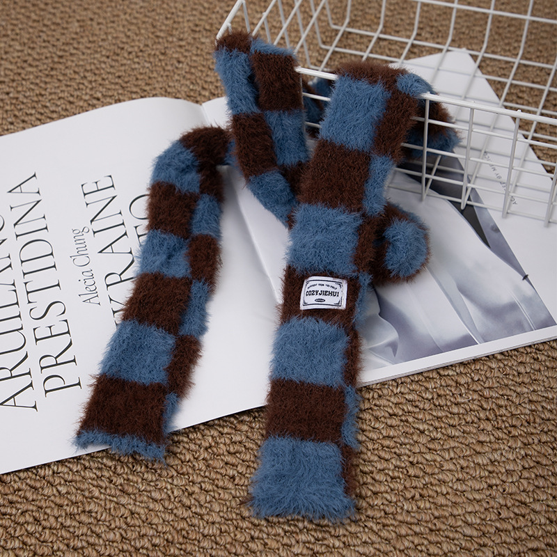 Y2k Striped Plush Narrow Long  - огляд і ціна Y2K Winter Clothing