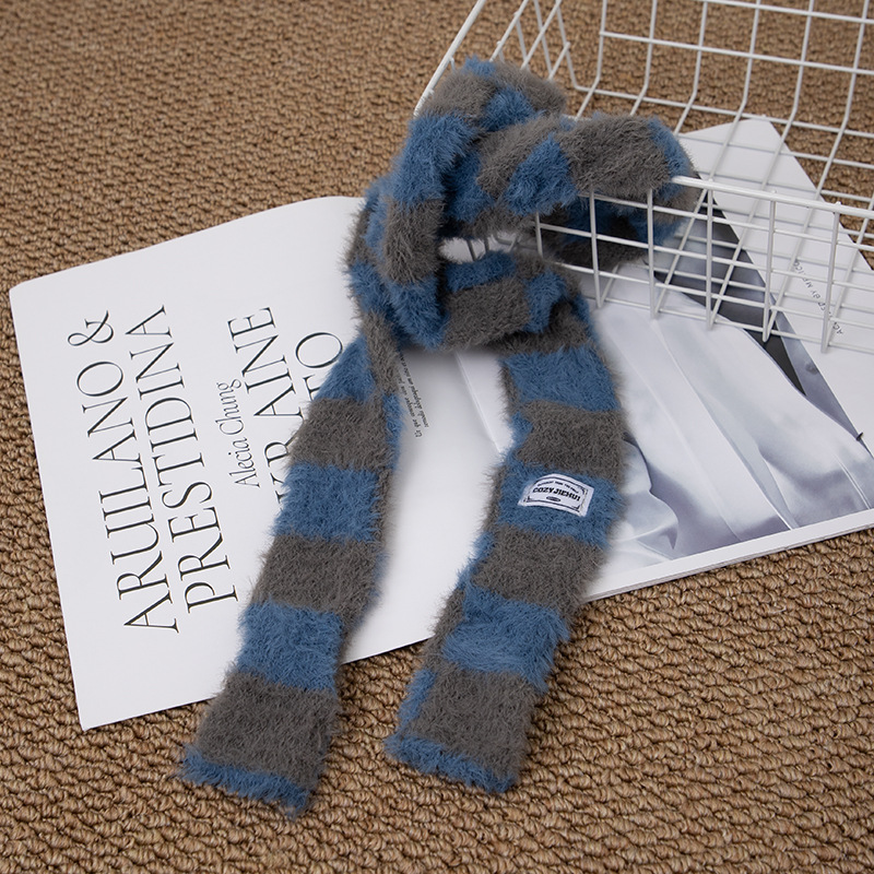 Y2k Striped Plush Narrow Long  - огляд і ціна Y2K Winter Clothing