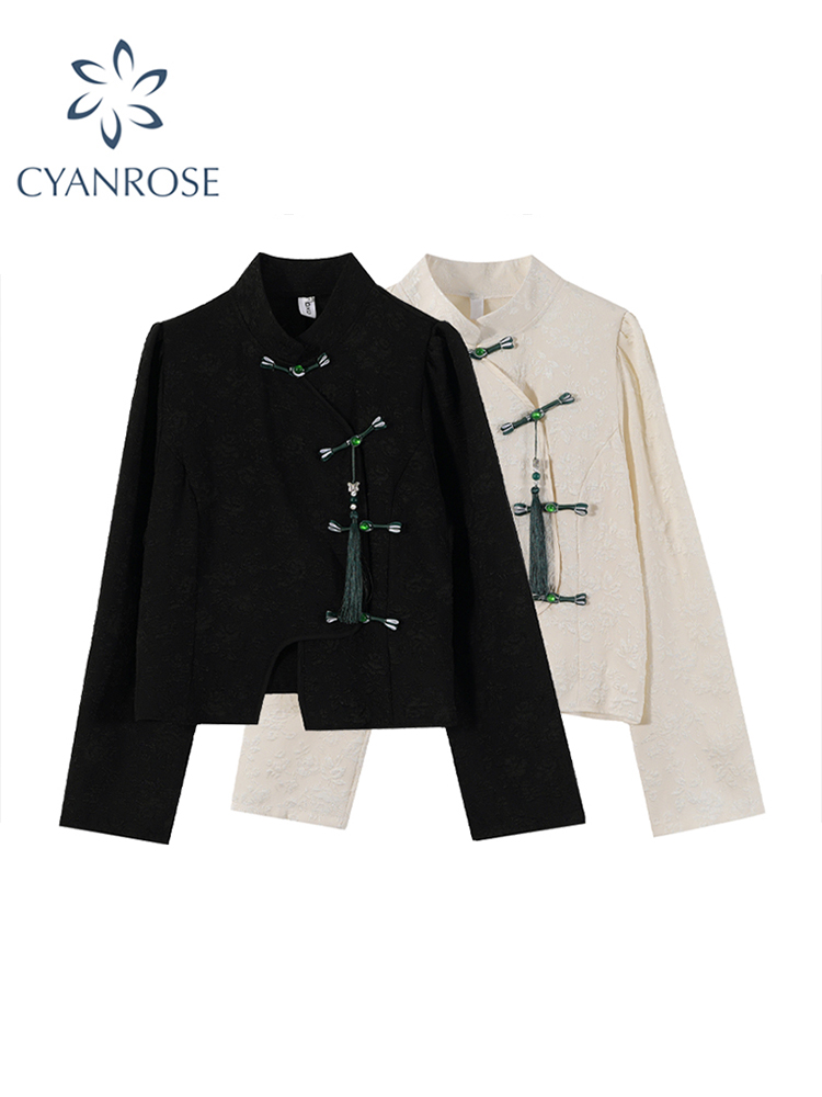 Women's Black Shirts and Blous - огляд і ціна Y2K Winter Clothing