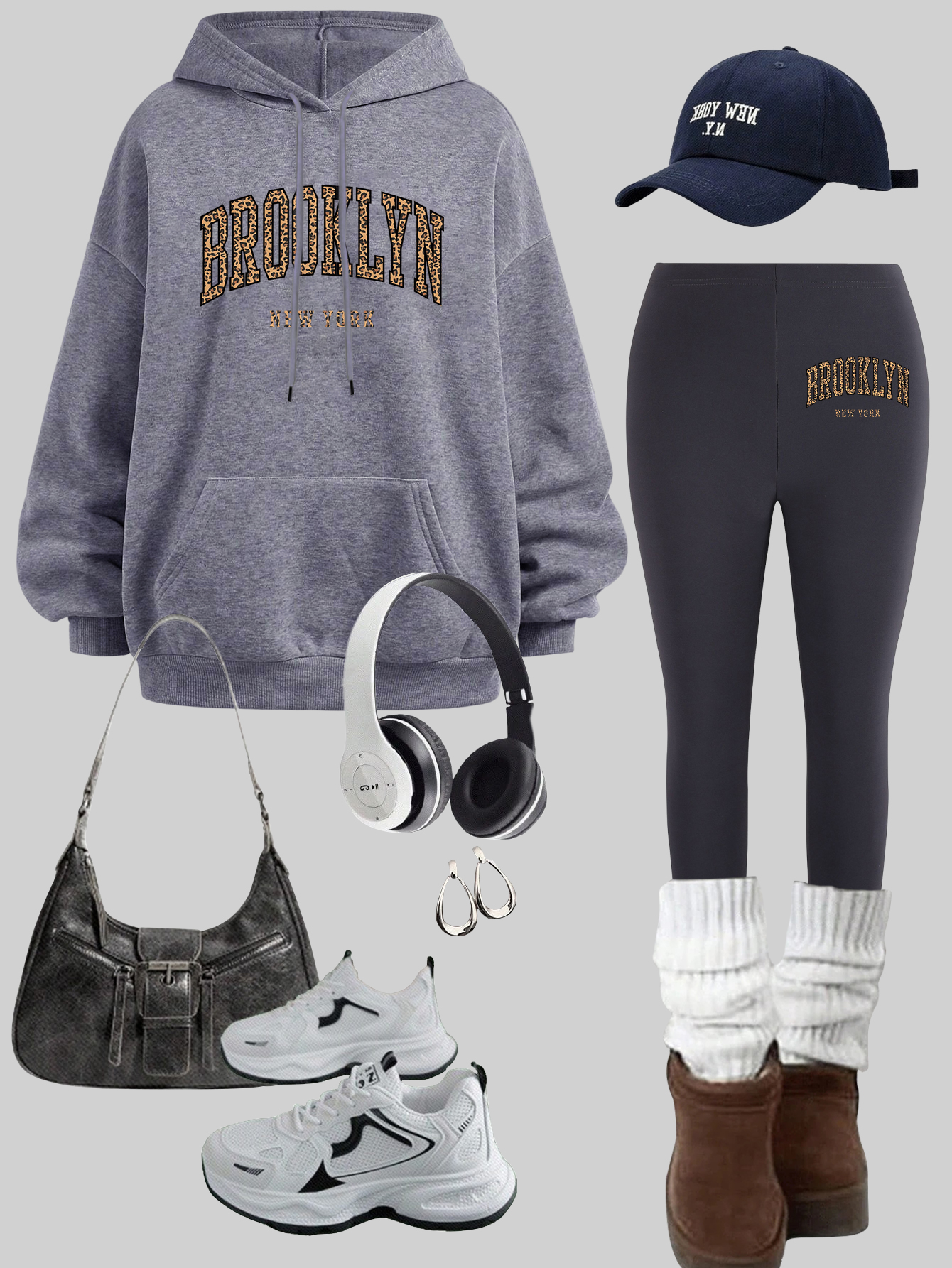 Brooklyn New York Printing Wom - огляд і ціна Winter Clothing New York