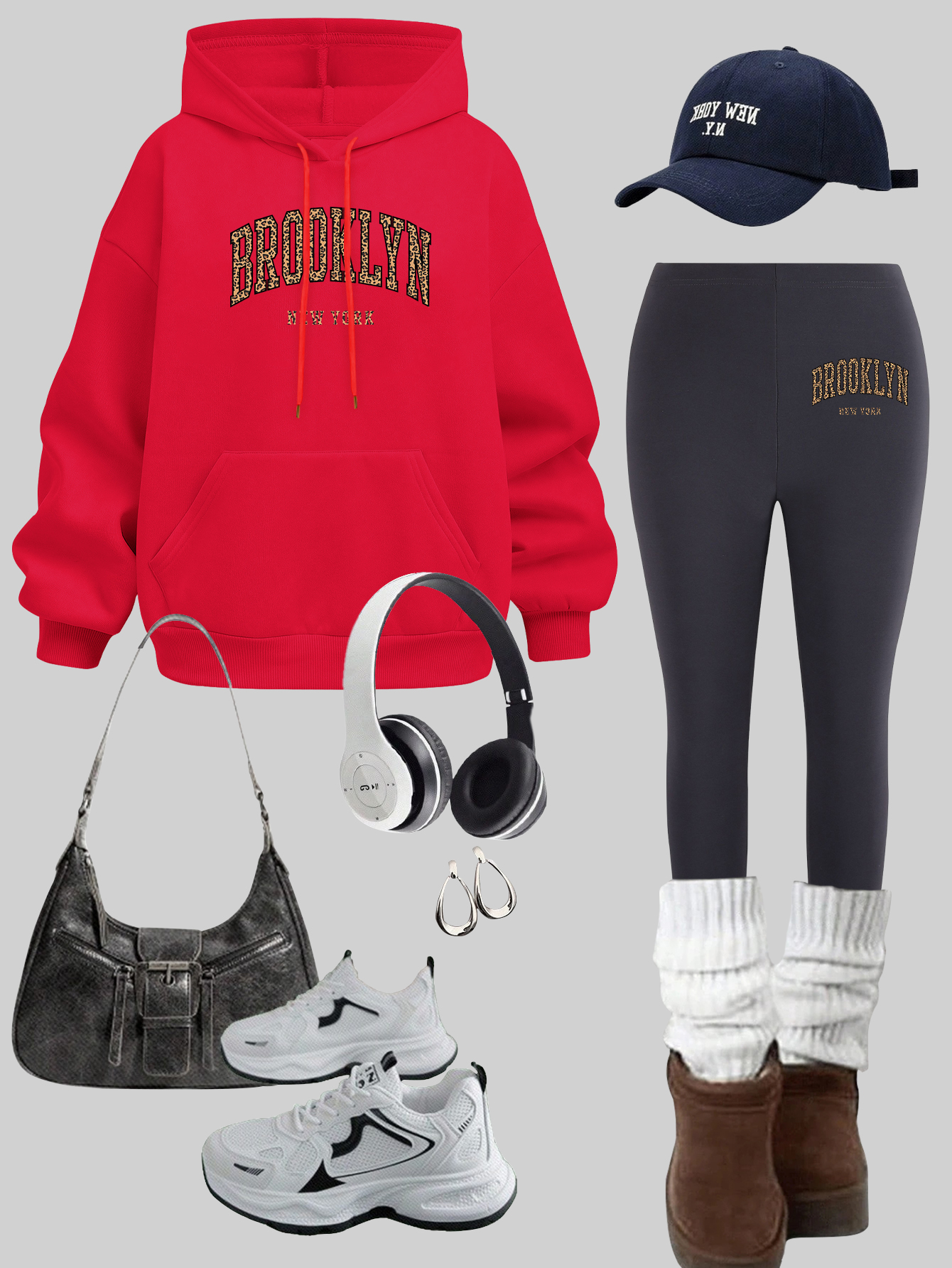 Brooklyn New York Printing Wom - огляд і ціна Winter Clothing New York
