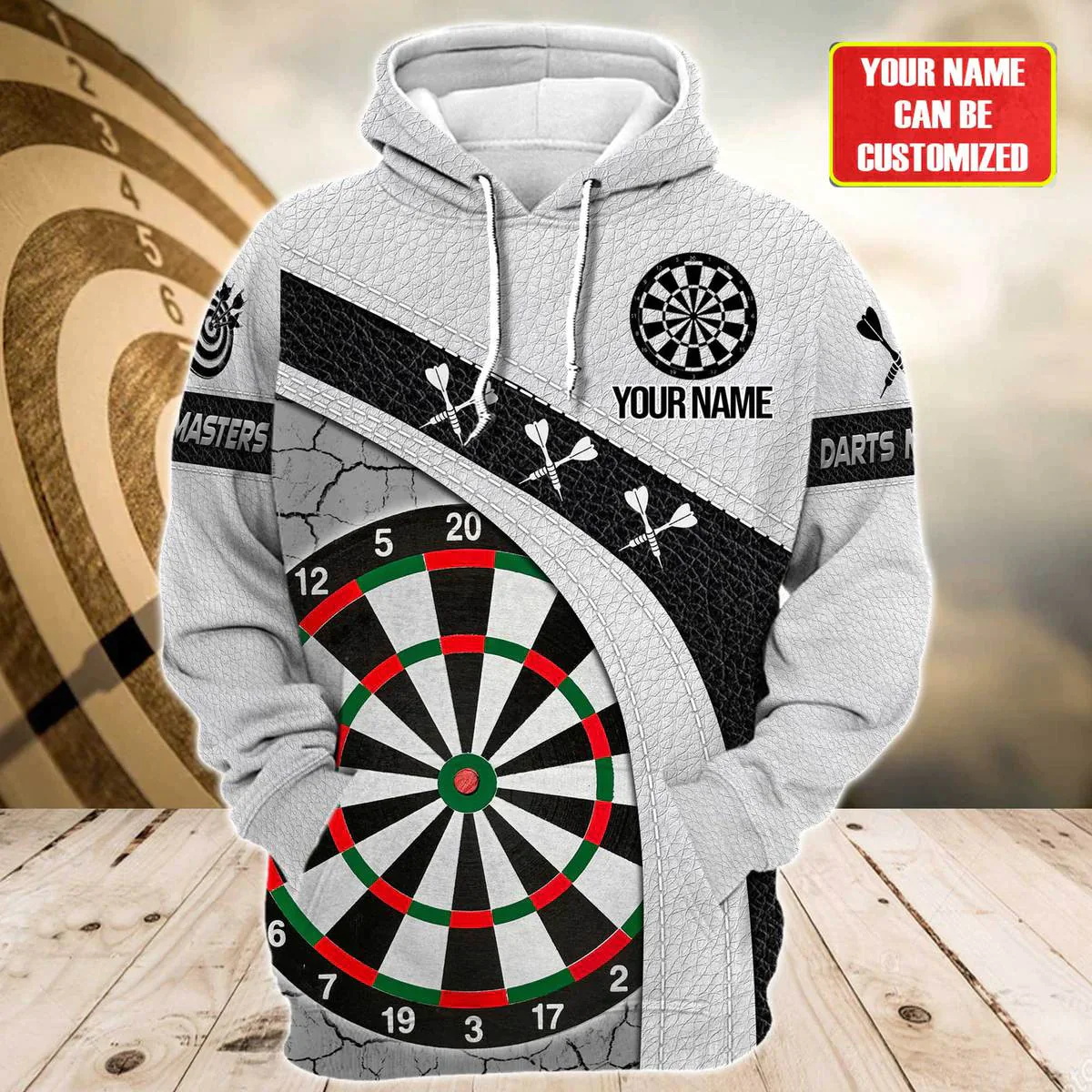 3D Disc Dart Printed Hoodies F - огляд і ціна Winter Clothing Name