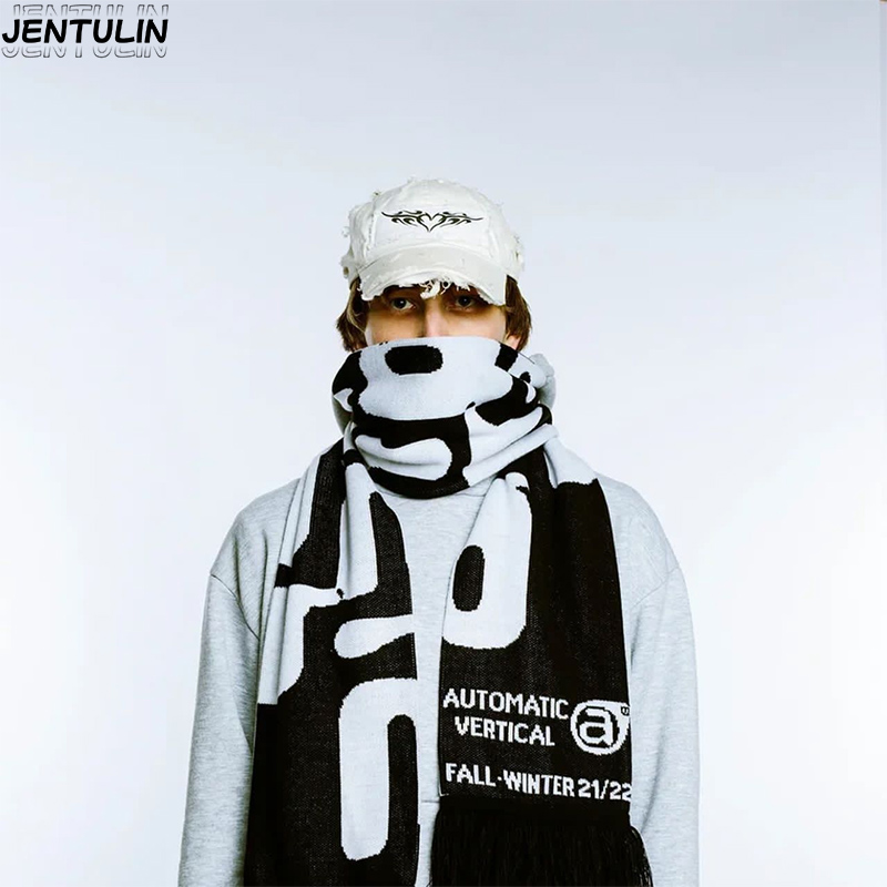 Punk Fashion Creative Striped  - огляд і ціна Y2K Winter Clothing