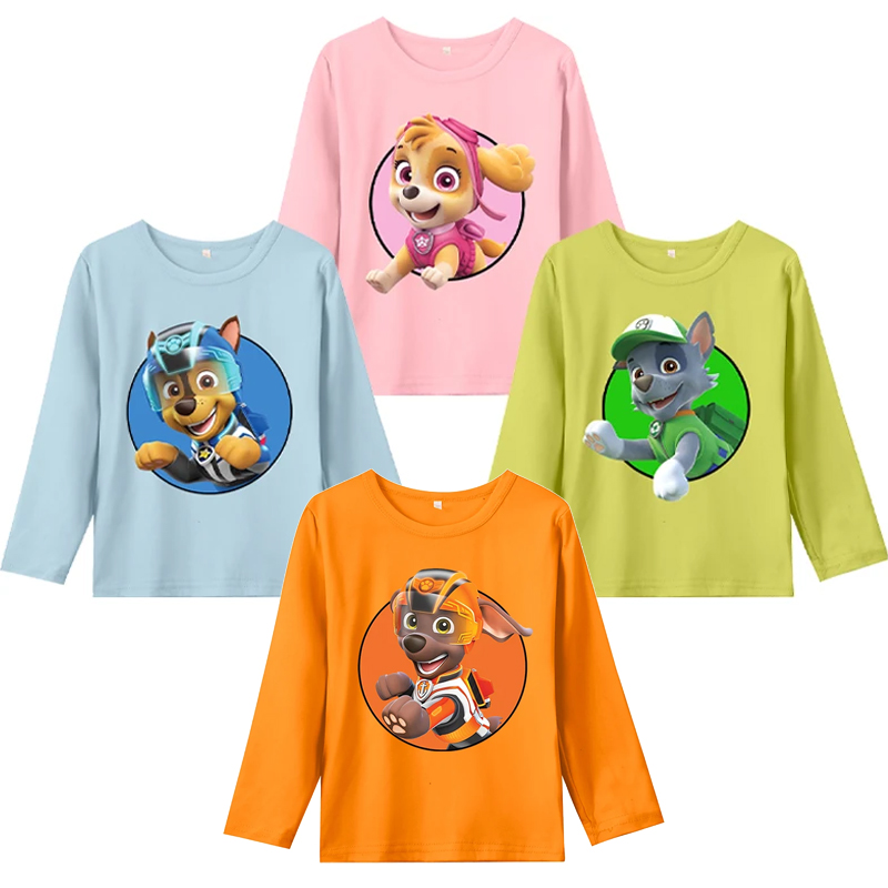 Paw Patrol Long-sleeved T-shir - огляд і ціна Winter Clothing Anime