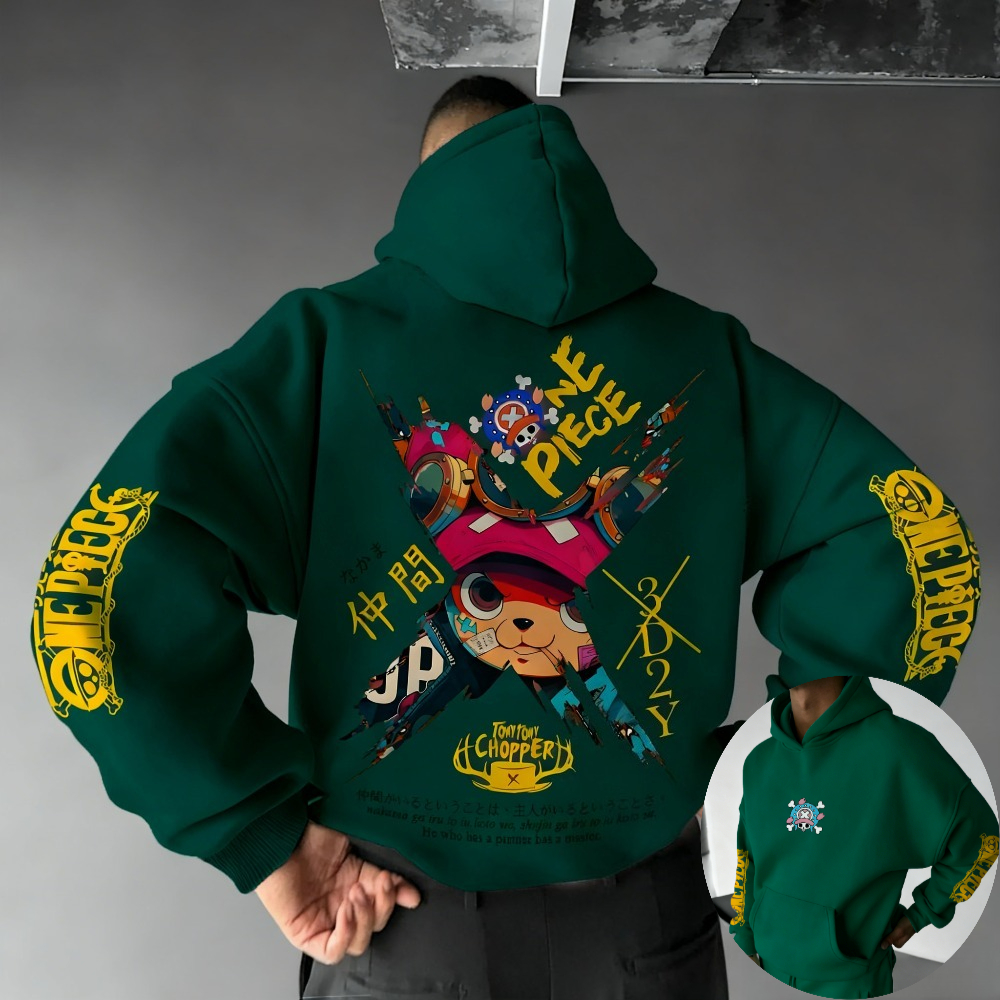 One Piece Men's Hoodie Sweatsh - огляд і ціна Winter Clothing Anime