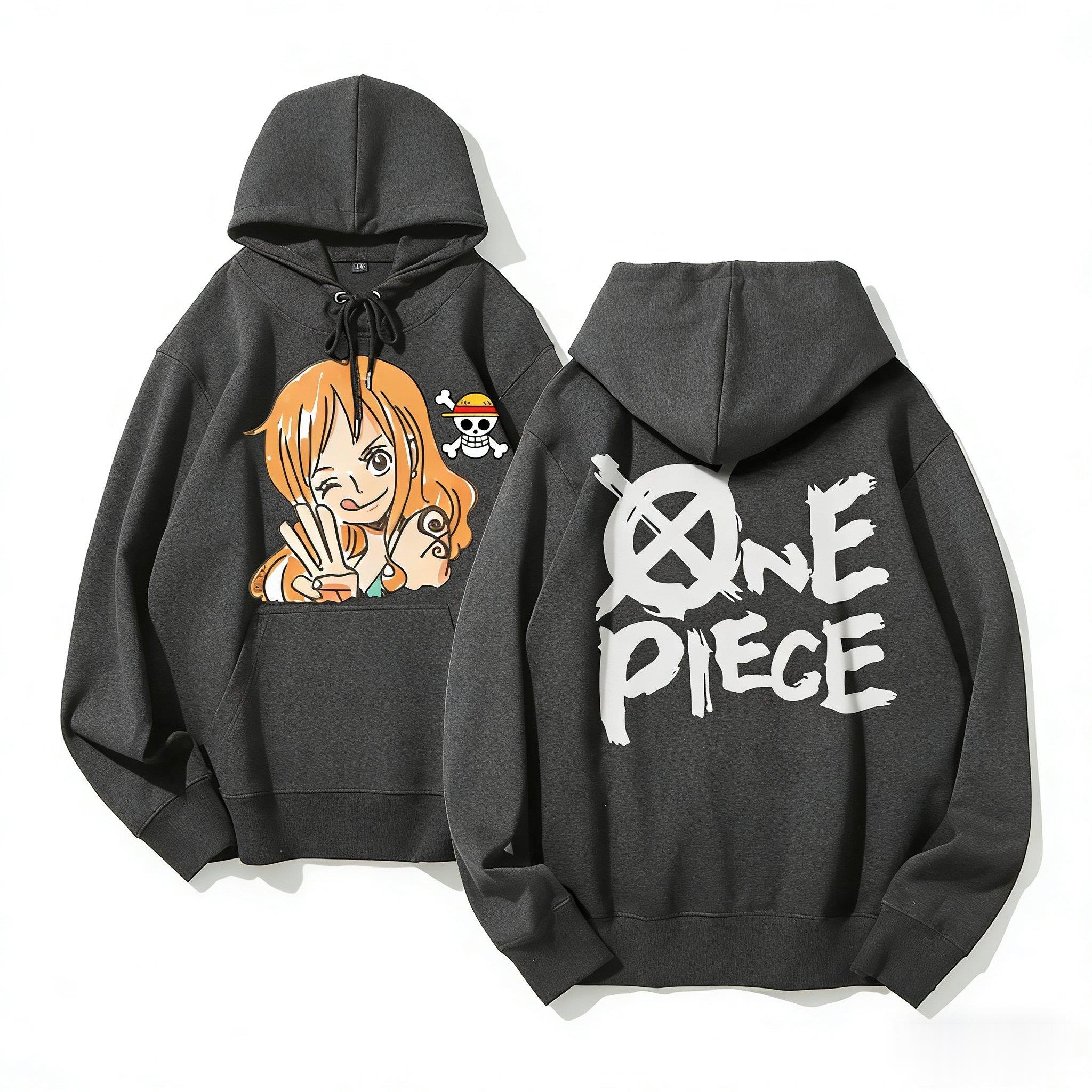 One Piece Nami Anime Hoodie Me - огляд і ціна Winter Clothing Anime