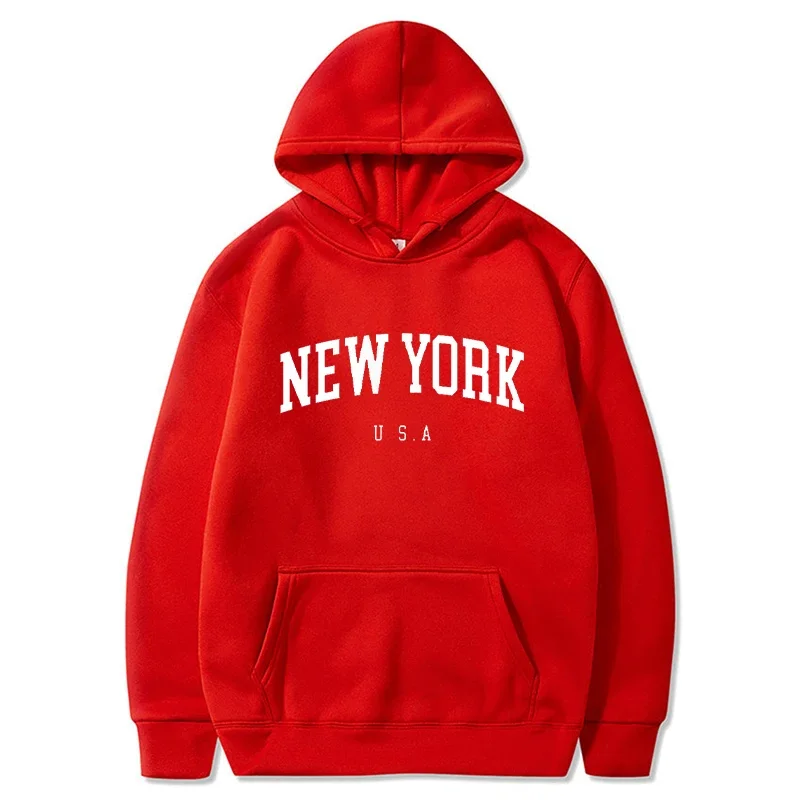 New York Print Men Women Hoodi - огляд і ціна Winter Clothing New York