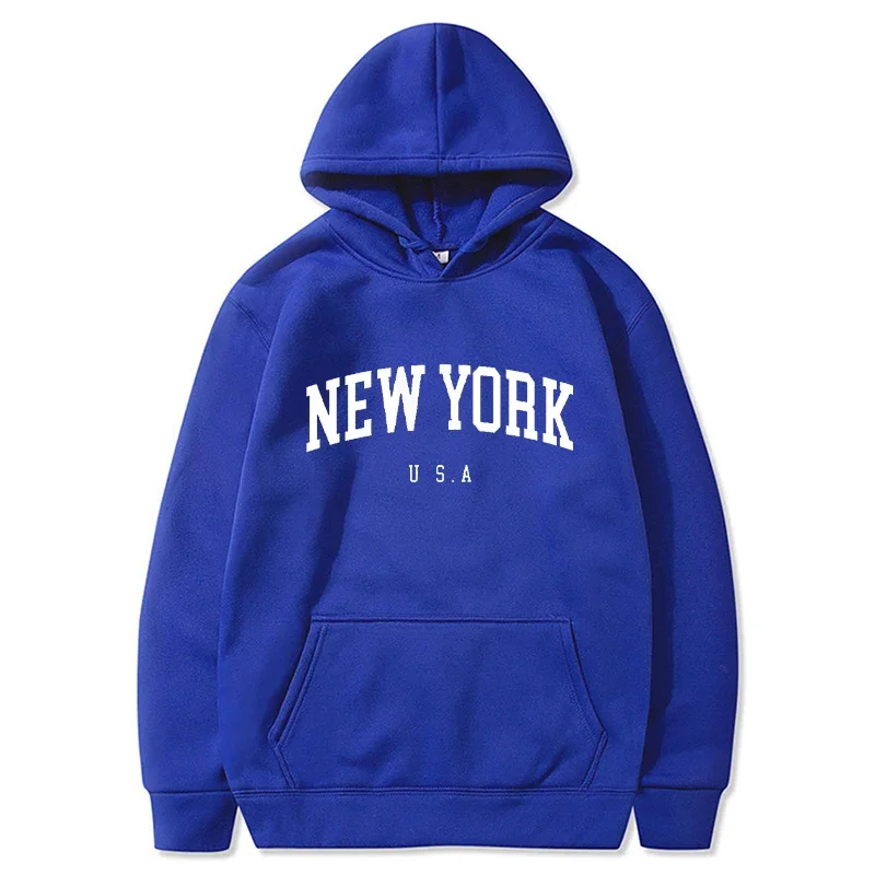 New York Print Men Women Hoodi - огляд і ціна Winter Clothing New York