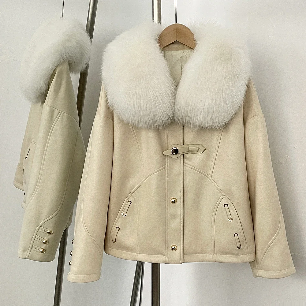 Down Jacket Women Suede Autumn - огляд і ціна Winter Clothing Store