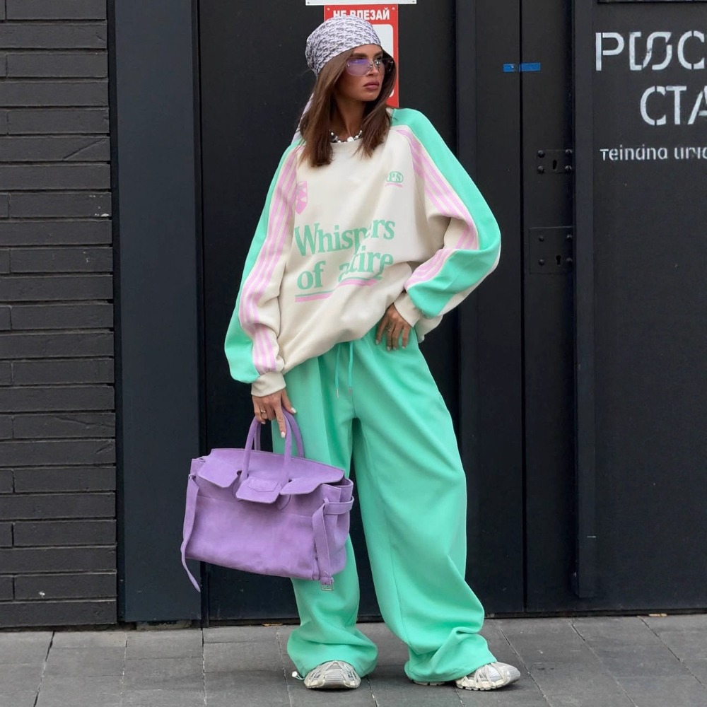 Fashion Contrasting Sweatshirt - огляд і ціна Y2K Winter Clothing