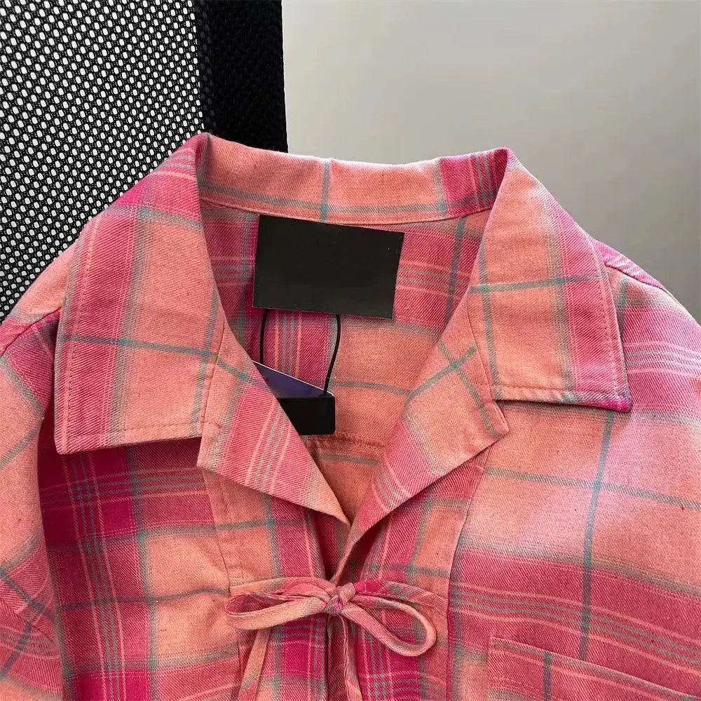Y2k American Vintage Pink Plai - огляд і ціна Y2K Winter Clothing
